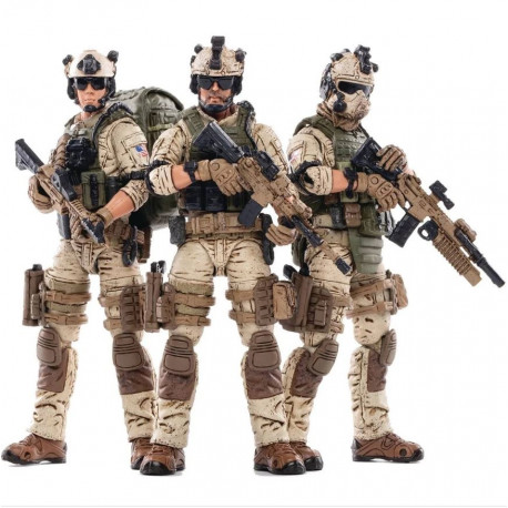 JOY TOY US ARMY DELTA FORCE FIGURE 3 PACK 10 CM