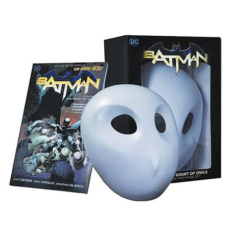 BATMAN THE COURT OF OWLS MASK AND BOOK SET NEW EDITION 