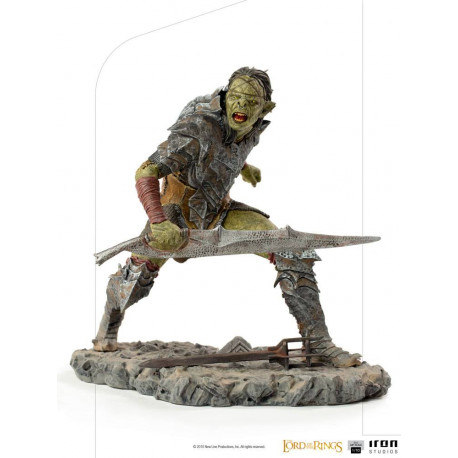 SWORDSMAN ORC LE SEIGNEUR DES ANNEAUX STATUE BDS ART SCALE 16 CM