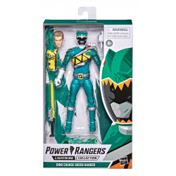 DINO CHARGE GREEN RANGER POWER RANGERS LIGHTNING COLLECTION 2021 WAVE 4 FIGURINE 15 CM