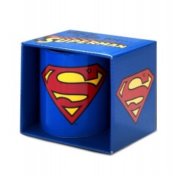 DC COMICS SUPERMAN LOGO BOXED MUG