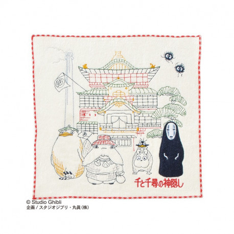 MINI SERVIETTE DIEUX D ARUBAYA 25 X 25 CM - LE VOYAGE DE CHIHIRO