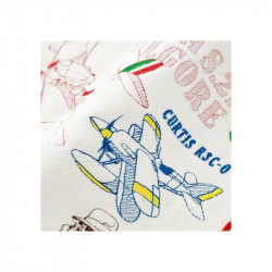 MINI SERVIETTE HYDRAVIONS 25 X 25 CM - PORCO ROSSO