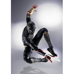 SPIDER-MAN BLACK AND GOLD SUIT SPECIAL SET SPIDER-MAN NO WAY HOME FIGURINE S H FIGUARTS 15 CM
