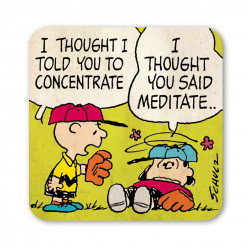 PEANUTS CHARLIE AND LUCY COASTER