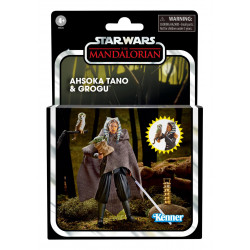 AHSOKA TANO AND GROGU STAR WARS THE MANDALORIAN VINTAGE COLLECTION FIGURINE 2022 10 CM