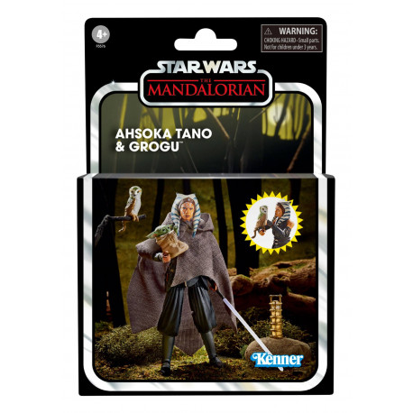 AHSOKA TANO AND GROGU STAR WARS THE MANDALORIAN VINTAGE COLLECTION FIGURINE 2022 10 CM
