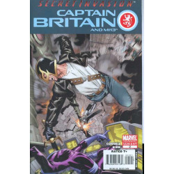 CAPTAIN BRITAIN AND MI 13 ISSUE 2 2ND PTG KIRK VAR