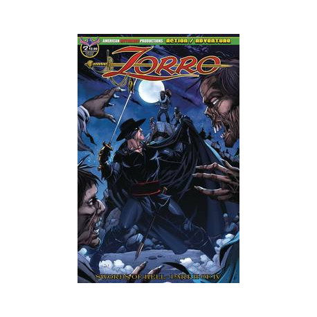ZORRO SWORDS OF HELL VOL 2 BONK THE DEAD RISE CVR