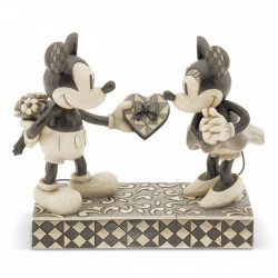 MICKEY AND MINNIE MOUSE REAL SWEETHEART STATUE 15 CM
