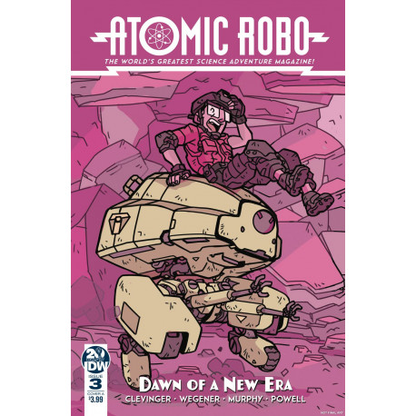 ATOMIC ROBO AND DAWN OF NEW ERA 3 (OF 5) CVR A WEGENER