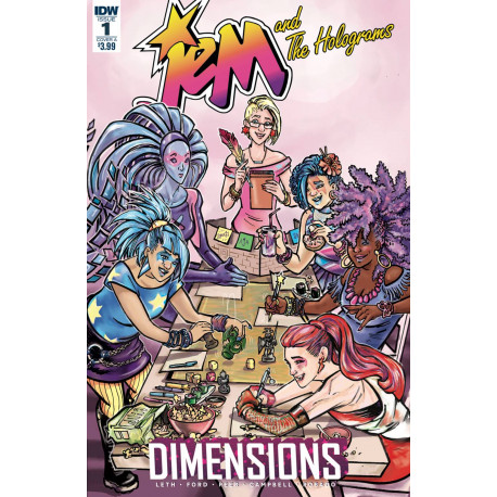 JEM AND THE HOLOGRAMS DIMENSIONS 1 CVR A FORD