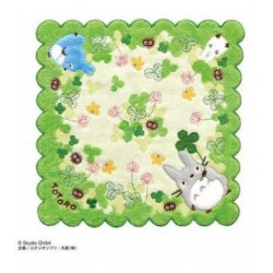MINI SERVIETTE TOTORO TREFLE 25 X 25 CM - MON VOISIN TOTORO