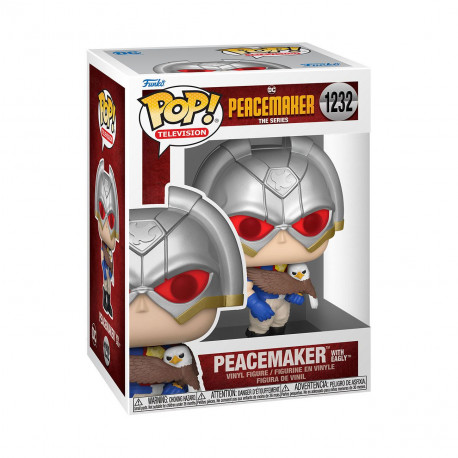 PEACMAKER WITH EAGLY PEACEMAKER POP TV VINYL FIGURINE 9 CM
