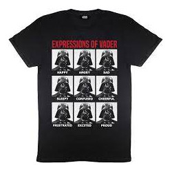 STAR WARS EXPRESSIONS OF VADER T-SHIRT TAILLE L