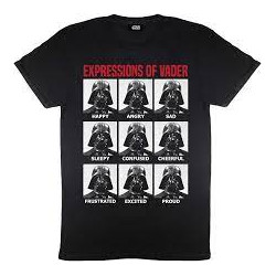 STAR WARS EXPRESSIONS OF VADER T-SHIRT TAILLE M