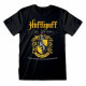 HARRY POTTER HUFFLEPUFF BLACK CREST T-SHIRT TAILLE L