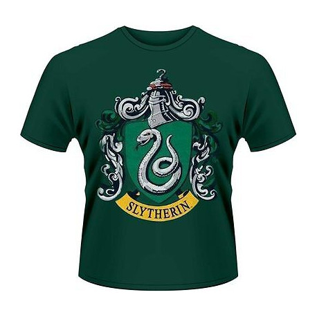 HARRY POTTER SLYTHERIN GREEN CREST T-SHIRT TAILLE L