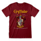 HARRY POTTER GRYFFINDOR RED CREST T-SHIRT TAILLE M