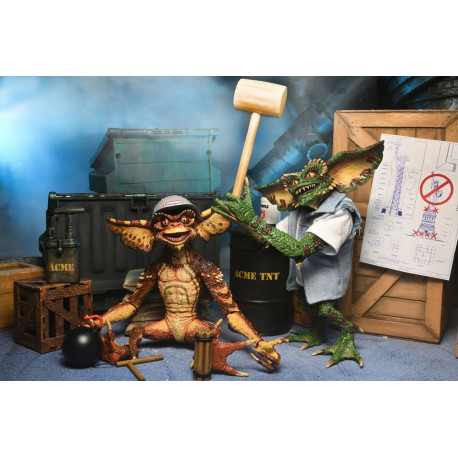 DEMOLITION GREMLINS GREMLINS 2 PACK 2 FIGURINES ULTIMATE 15 CM