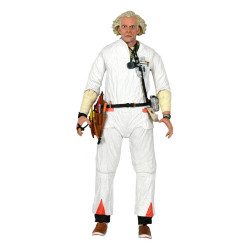 DOC BROWN 1985 RETOUR VERS LE FUTUR FIGURINE ULTIMATE 18 CM