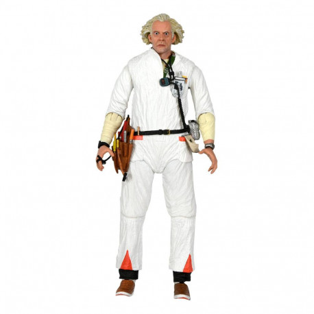 DOC BROWN 1985 RETOUR VERS LE FUTUR FIGURINE ULTIMATE 18 CM