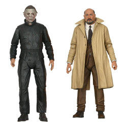 MICHAEL MYERS AND DR LOOMIS HALLOWEEN II PACK 2 FIGURINES ULTIMATE 18 CM
