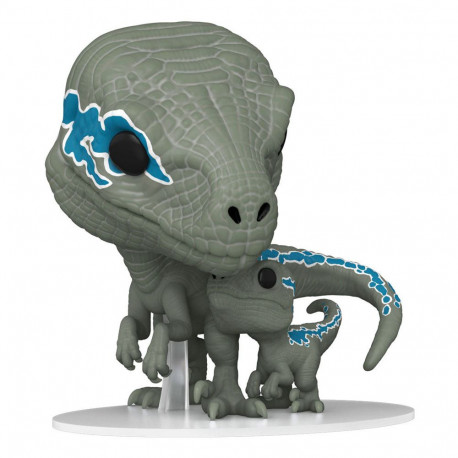BLUE AND BETA JURASSIC WORLD 3 POP MOVIES VINYL FIGURINE 9 CM