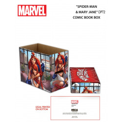 MARVEL SPIDER-MAN AND MJ SHORT COMIC STORAGE BOX