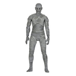 THE MUMMY BLACK AND WHITE UNIVERSAL MONSTERS FIGURINE ULTIMATE 18 CM