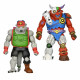 DIRTBAG AND GROUNDCHUCK LES TORTUES NINJA 1987 PACK 2 FIGURINES 18 CM