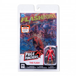 THE FLASH FLASHPOINT METALLIC COVER VARIANT SDCC DC DIRECT FIGURINE ET COMIC BOOK PAGE PUNCHERS 8 CM