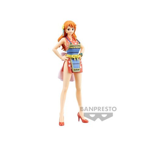 NAMI THE GRANDLINE LADY WANOKUNI STATUE 15 CM