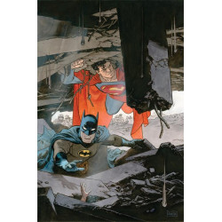 BATMAN SUPERMAN WORLDS FINEST 9 CVR B PAOLO RIVERA CARD STOCK VAR