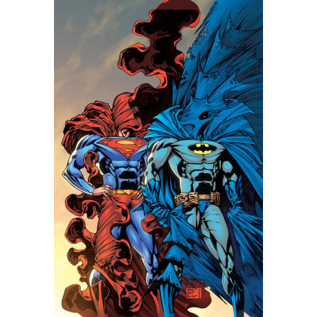 BATMAN SUPERMAN WORLDS FINEST 9 CVR C CHIP ZDARSKY 90S COVER MONTH CARD STOCK VAR