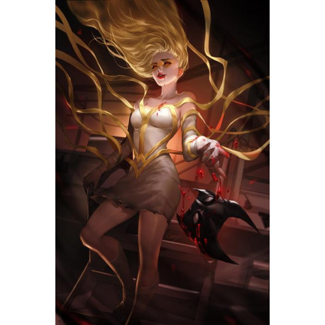 DC VS VAMPIRES ALL-OUT WAR 5 OF 6 CVR B LESLEY LEIRIX LI CARD STOCK VAR