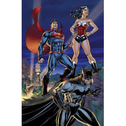 SUPERMAN SON OF KAL-EL 18 CVR C JIM LEE SCOTT WILLIAMS ALEX SINCLAIR DC HOLIDAY CARD CARD STOCK VAR KAL-EL RETURNS 