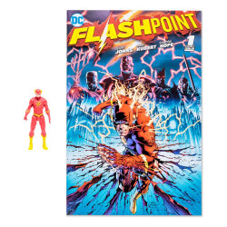 THE FLASH DC PAGE PUNCHERS FIGURINE ET COMIC BOOK FLASHPOINT 8 CM
