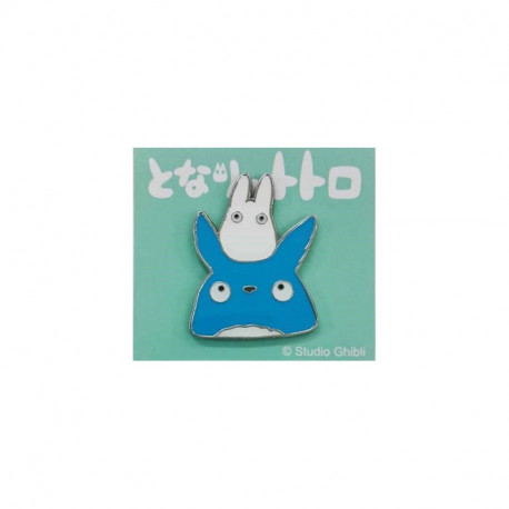 PINS TOTORO BLEU ET BLANC GROS PLAN MON VOISIN TOTORO