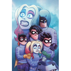 HARLEY QUINN THE ANIMATED SERIES LEGION OF BATS 4 OF 6 CVR B DAN HIPP CARD STOCK VAR MR 