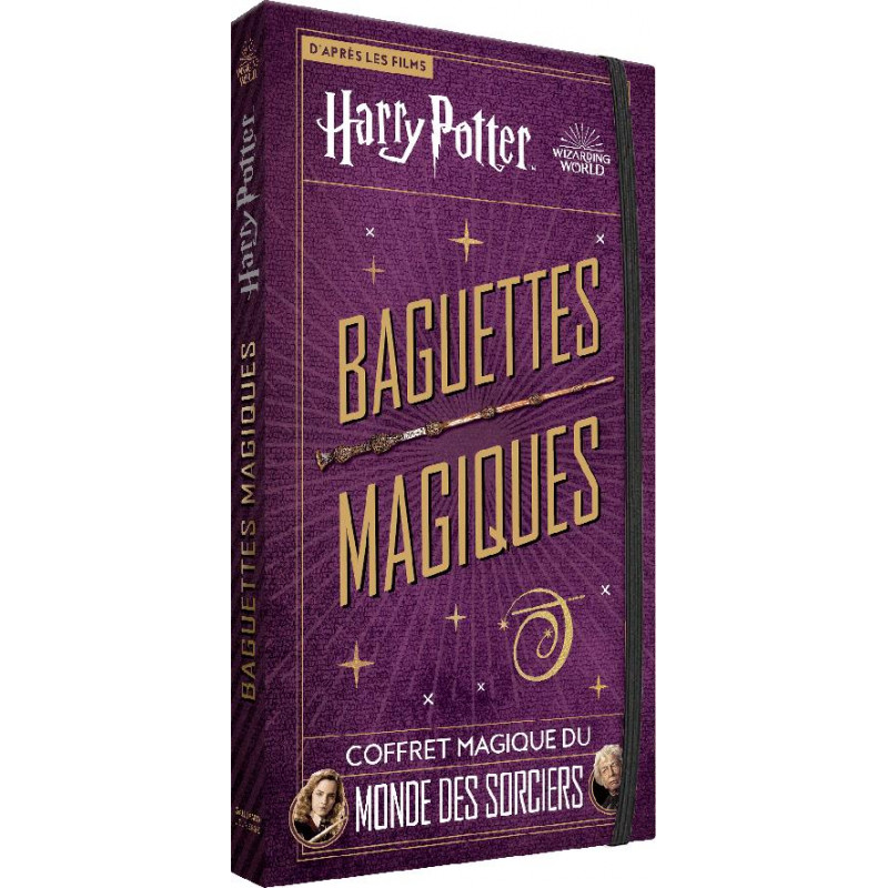 HARRY POTTER BAGUETTES MAGIQUES COFFRET MAGIQUE DU MONDE DES SORCIER