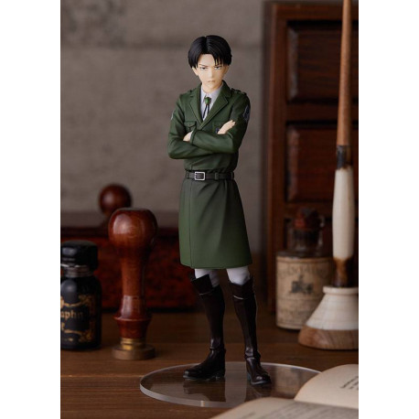 LEVI ATTACK ON TITAN STATUE PVC POP UP PARADE 17 CM