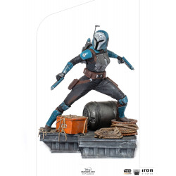 BO-KATAN STAR WARS THE MANDALORIAN STATUE BDS ART SCALE 21 CM