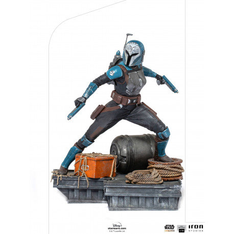 BO-KATAN STAR WARS THE MANDALORIAN STATUE BDS ART SCALE 21 CM