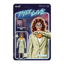 THEY LIVE W2 FEMALE GHOUL GLOW REACTION FIGURE 10 CM