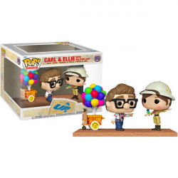 CARL AND ELLIE BALLOON CART EXCLU DISNEY POP UP MOVIE MOMENT 9 CM