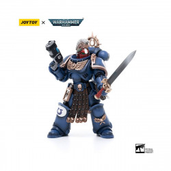 VETERAN SERGEANT ICASTUS JOYTOY WH 40K ULTRAMARINES ACTION FIGURE 10 CM