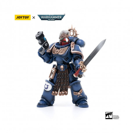 VETERAN SERGEANT ICASTUS JOYTOY WH 40K ULTRAMARINES ACTION FIGURE 10 CM