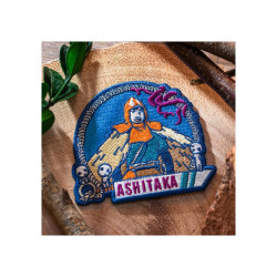 BADGE BRODERIE AUTOCOLLANT ASHITAKA - PRINCESSE MONONOKE