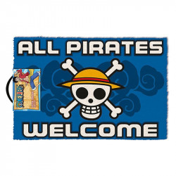 ONE PIECE ALL PIRATES WELCOME DOORMAT